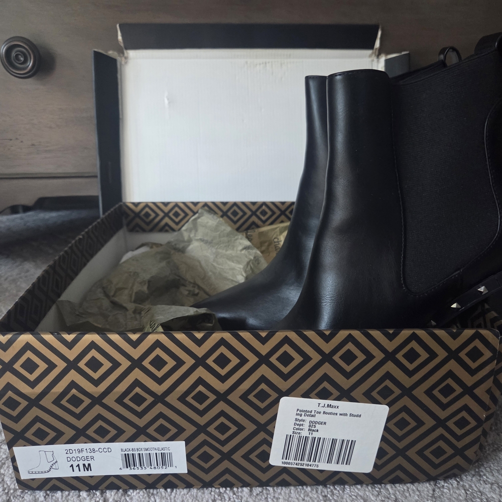 Black Ankle Boots - Picture 2 of 5